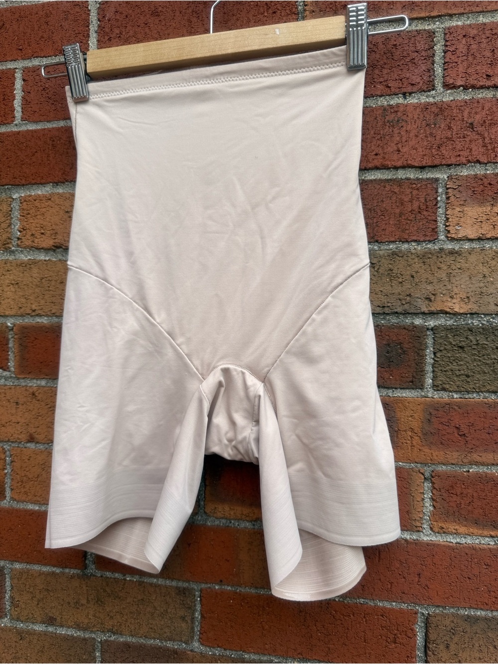 Cupid High Waist Shapewear Shorts Nude Beige Tummy Control Smoothing Slip Shorts